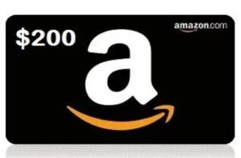 How to get a 200 dollar amazon gift card?