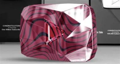 What does the 100000000 subscriber play button look like?