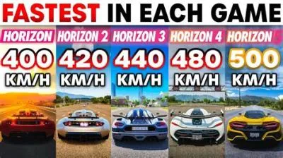 What cars in forza horizon 5 can reach 300 mph?
