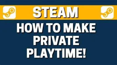 How do i hide playtime on steam?