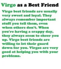Who is the bestfriend of virgo?