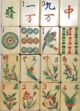 What do the flowers on the mahjong tiles mean?