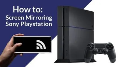 Can i screen mirror on ps4?