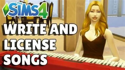 Can sims write songs?