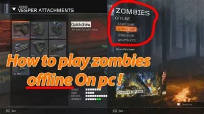 Can you play call of duty zombies offline multiplayer?