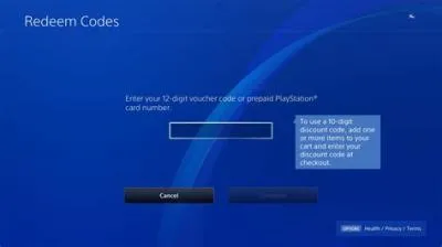 Does playstation have redeem codes?