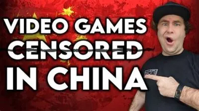 Are video games censored in china?