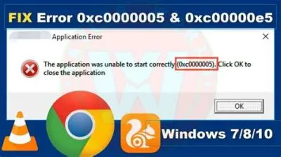What is error 0xc000005 in c++?