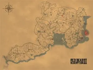 How big is rdr2 map?