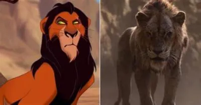Was scar a weak lion?