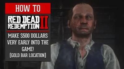 How to get 500 dollars in red dead?