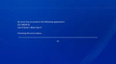 What is error code 91 on ps4?