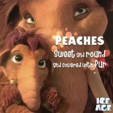 Is peaches pregnant in ice age?