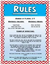 What are the rules for 7 up 7 down game?