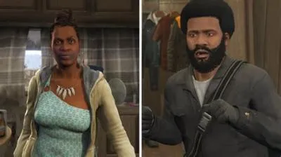 Does franklin from gta have a mom?