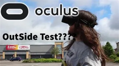 Can you bring a oculus outside?