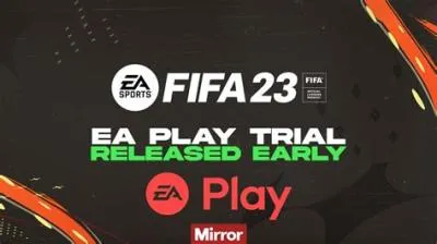 How long is the 10-hour trial of fifa 23 on ea access?