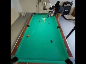 What happens if you foul on break pool?