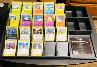 What is the most efficient way to organize pokémon cards?
