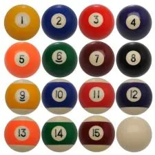 Are pool balls and snooker balls the same size?