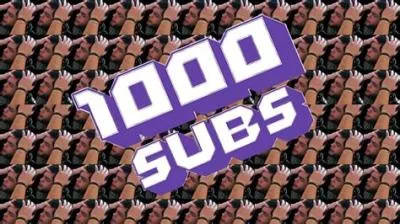 How much money is 1,000 twitch subs?