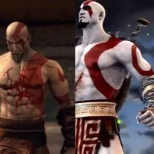 How did kratos get his red tattoo?
