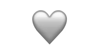 What do grey hearts mean?