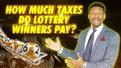 Do americans pay tax on lottery wins?