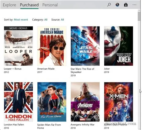 How do i download purchased movies from microsoft store?