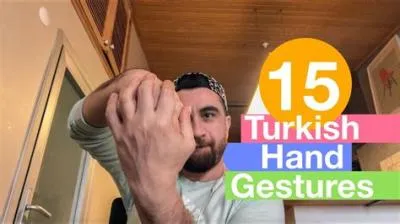 What is the turkish swear hand?