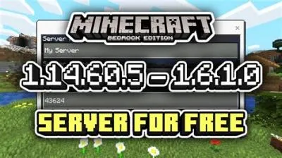 Is it free to make a minecraft server on bedrock?