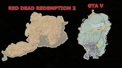 Is red dead redemption map bigger than gta 5?