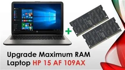 What is the maximum memory for hp laptop?