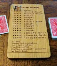 What rummy card game has 7 rounds?