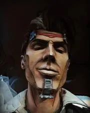 Is handsome jack wearing a face?