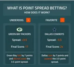 How do you win a negative spread bet?