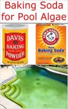 Will baking soda clear a green pool?