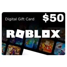 How much does a 50 dollar roblox gift card give you?