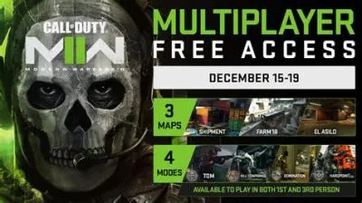 Is mw2 free-to-play december?