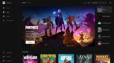 Can you download epic games on microsoft store?