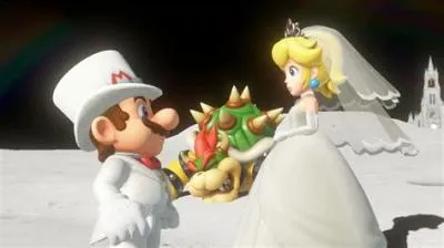 What happens at the end of super mario odyssey?