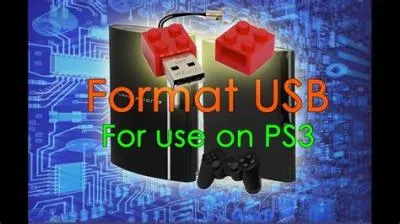 Can i format usb with ps3?