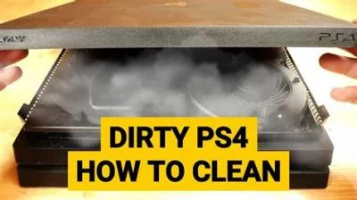 Can i clean my ps4 with water?
