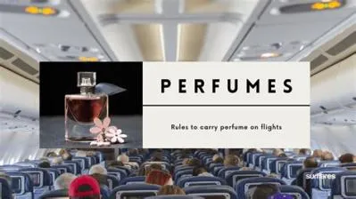 Can i bring perfume on a plane?