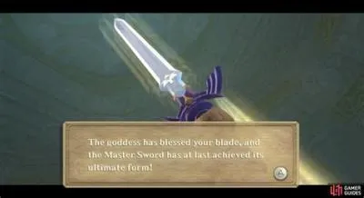 How much damage does the true master sword do in skyward sword?
