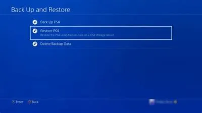How do i recover data from a ps4 game?