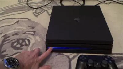 What does white light on ps4 mean?