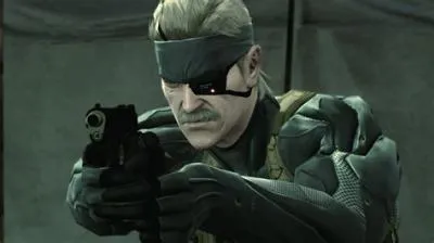 Why does snake look old in mgs4?