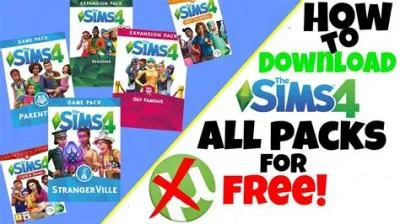 Is there a way to get sims 4 expansion packs for free?