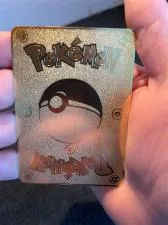 What does it mean when a pokemon card is metallic?